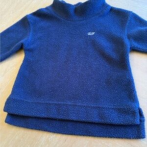 Vineyard Vines Deep Blue Fleece Top